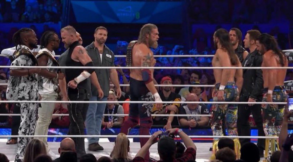 FadeAwayMedia's tweet photo. Kofi says AEW has one of the greatest tag team divisions of all time in the history of wrestling. https://t.co/uFd8lwWjGi