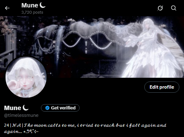 timelessmune's tweet photo. i wanted to change my name on here bc it was just my name and my @ was just about nikki but i feel i wanted it to be more personalized everyone could always still call me Bri but i changed it to mune (moon) https://t.co/Wg0bO47I7V