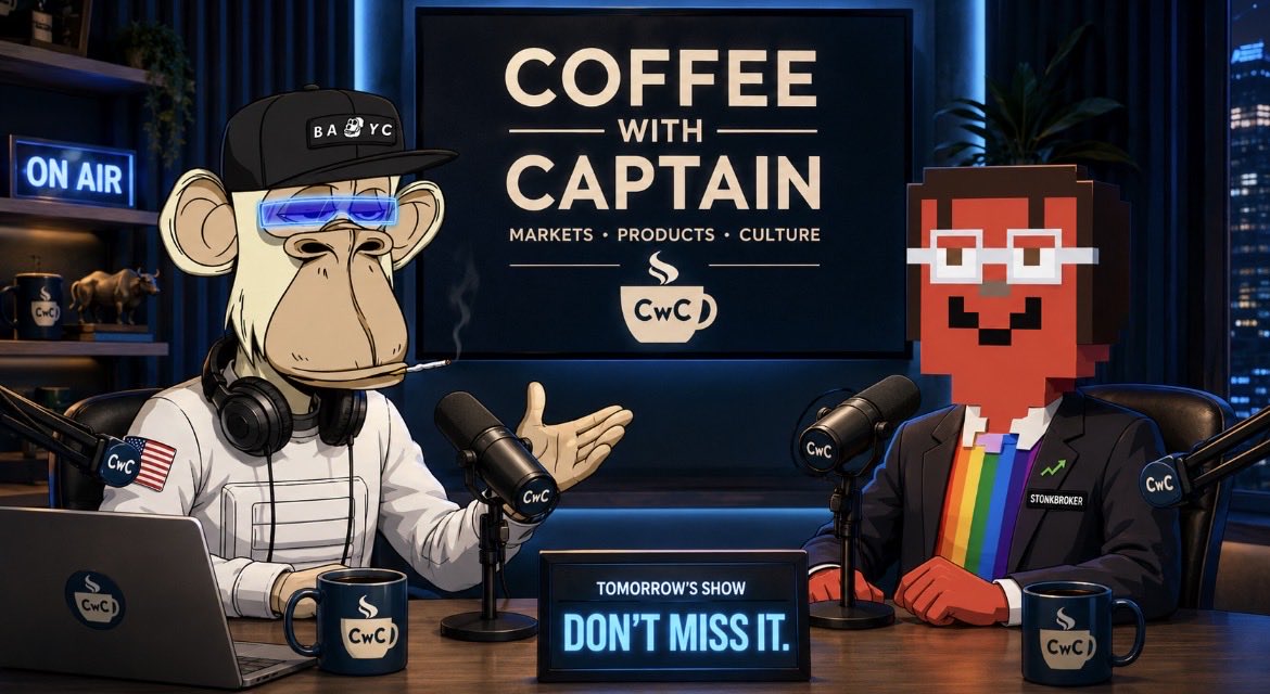 ChrisJourdan's tweet photo. Tomorrow on Coffee ☕️

1) How to get started on Robinhood Chain

2) @OxSimpleFarmer joins us to discuss the game changing STORMM and answer questions 

Join us at 8am et - link below 👇 https://t.co/r4qEquSU7a