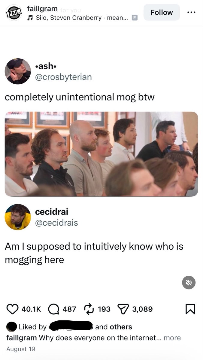 lauraak500's tweet photo. @cecidrais i was scrolling through instagram and saw this post 😭 they really appreciate your take on this “group of ordinary men at an event” and the “fierce argument over who the alpha is” https://t.co/DcXmKi7w42