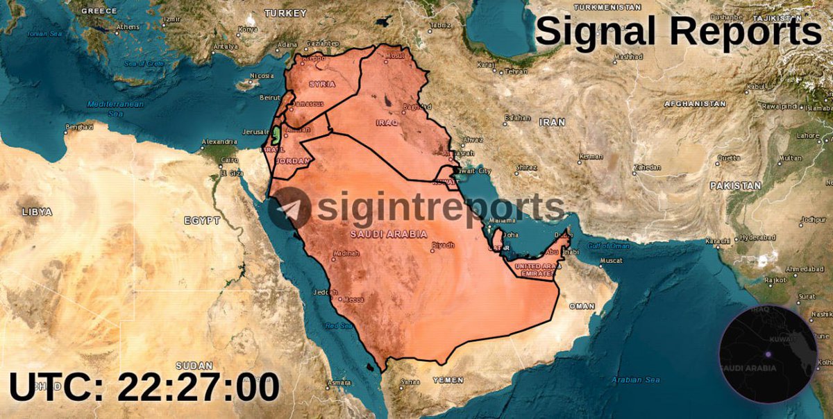 WW3_Monitor's tweet photo. MAJOR DEVELOPMENT 

SIGNAL REPORTS: ALL OF THE MIDDLE EAST IS EXPERIENCING SIGNAL JAMMING

‼️‼️‼️‼️‼️‼️‼️‼️‼️‼️‼️‼️‼️‼️‼️ https://t.co/GBSL74ED9i
