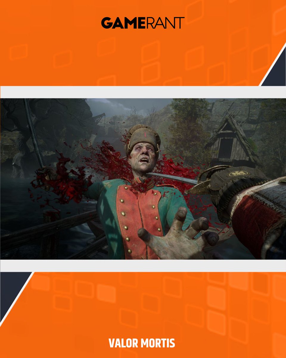 GameRant's tweet photo. Valor Mortis plays like Dishonored crossed with Elden Ring: a first-person soulslike set in plague-ravaged alternate Napoleonic Europe, with sabers, pistols, and BioShock-style powers.

@ValorMortis
@oml_games https://t.co/INpDBYlAG3 https://t.co/aJNTK56Ef5