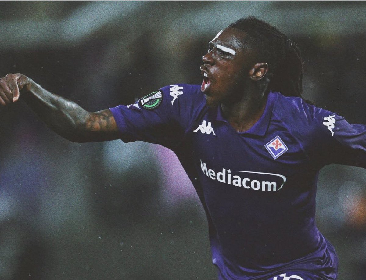 FabrizioRomano's tweet photo. 🔵⚪️🇮🇹 Moise Kean will undergo medical and sign a five year deal at Como this week.

Como agreed deal with Fiorentina for Kean earlier this week for €5m loan fee, €30m obligation to buy clause and €5m add-ons.

New striker on the way for Cesc Fabregas. https://t.co/PaCKybmru7