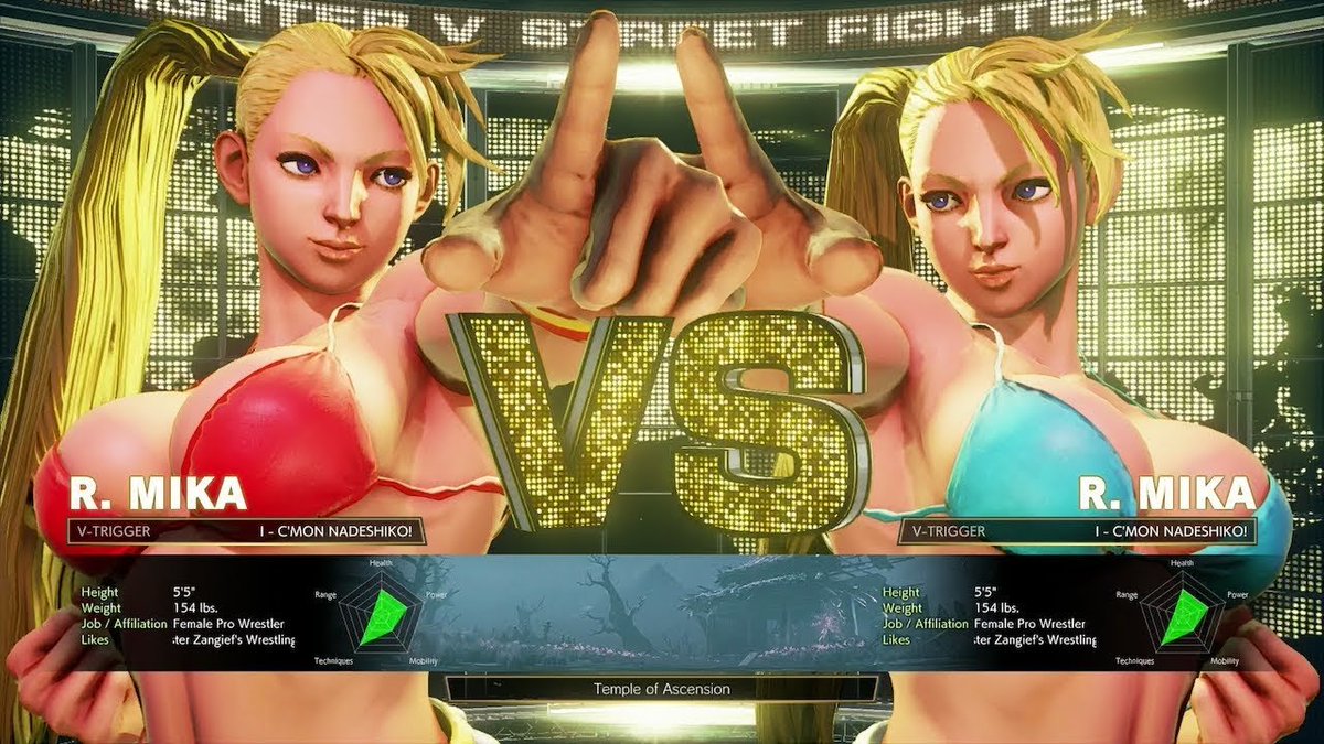 RainbowMikaFan's tweet photo. #RainbowMika #RMika #Zangief #SF5 #Mods #StreetFighter https://t.co/6N9YD6Yzrr