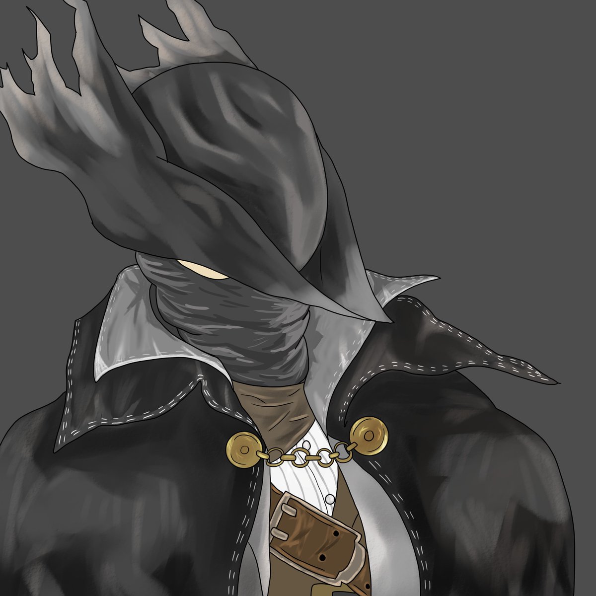 SolPHerMain's tweet photo. Hunter's Garb Rendering Practice
#Bloodborne https://t.co/6gA2VdRAeN