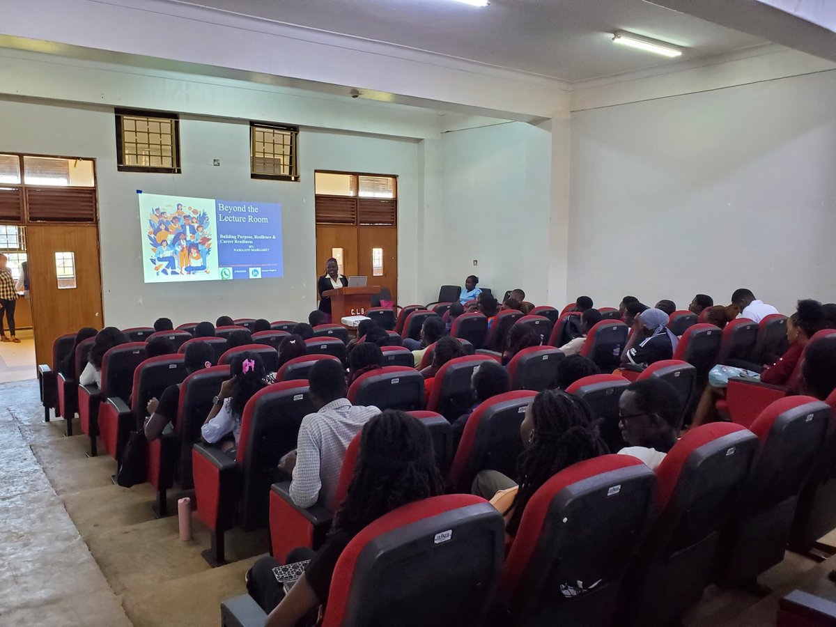 NMargaret4795's tweet photo. Beyond the lecture room, degree programs open doors, but resilience and career preparedness keep you in the room.
βHonored to have served as a key speaker at @Kyambogouniversity, sharing key principles on character, adaptability, and personal growth.
β
β#KyambogoUniversity
#kyudrha
#YouthLeadership #Resilience #CareerReadiness #HigherEducation