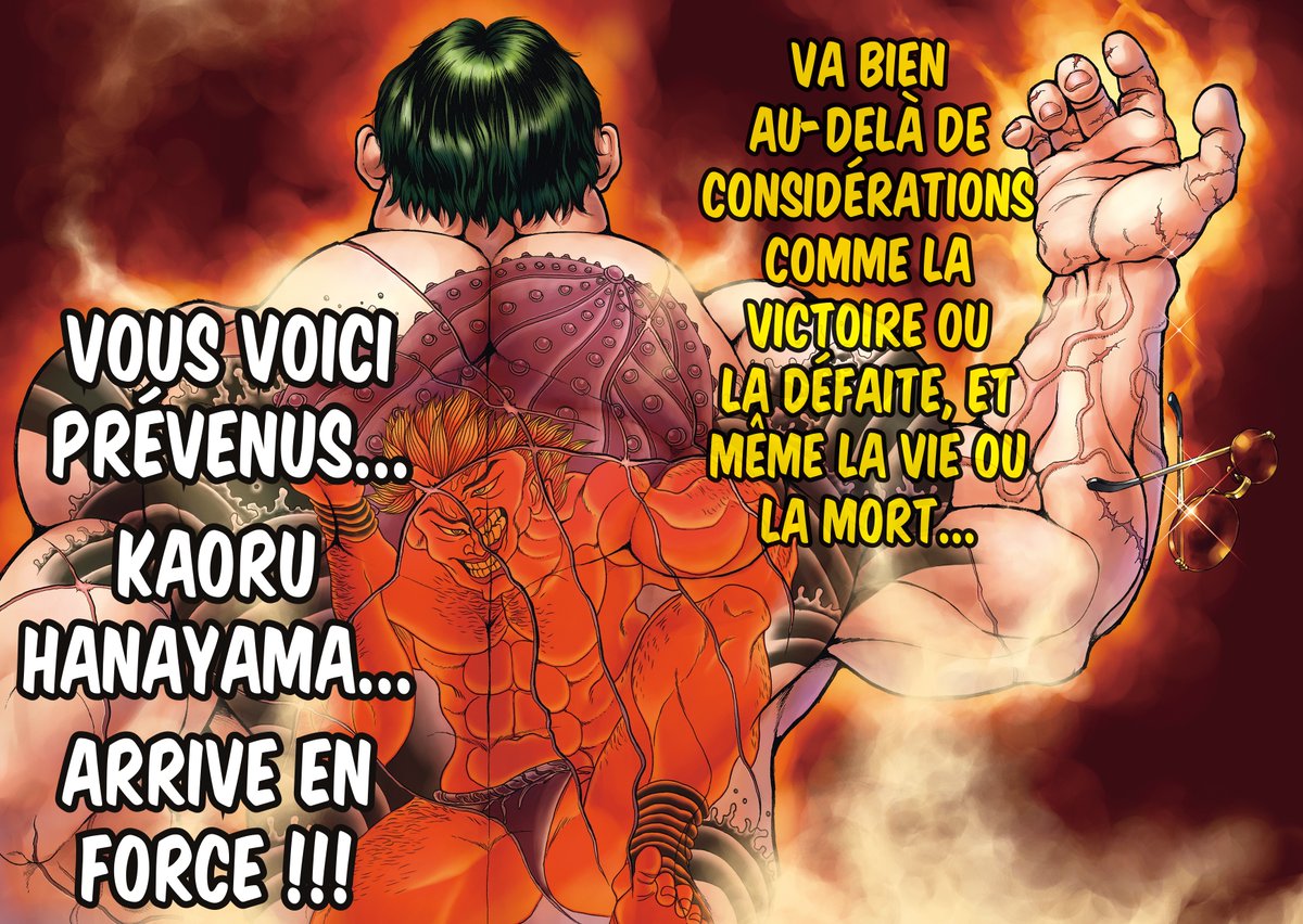 MeianFR's tweet photo. C'est pas Hanayama qui affronte la rentrée. C'est la rentrée qui affronte Hanayama.

BAKI GAIDEN SCARFACE : c'est dispo 🔥 https://t.co/2mNFtCrEKh