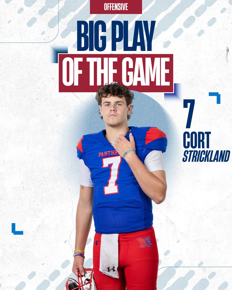 MidwayFB's tweet photo. Week 1 vs Leander Rouse
Offensive Awards:

Player of the Game: Hayden Brock
Big Play: @CortStrickland 
Offensive Lineman of the Game: @AidanMaxwell78 https://t.co/zBGVFF2LVK