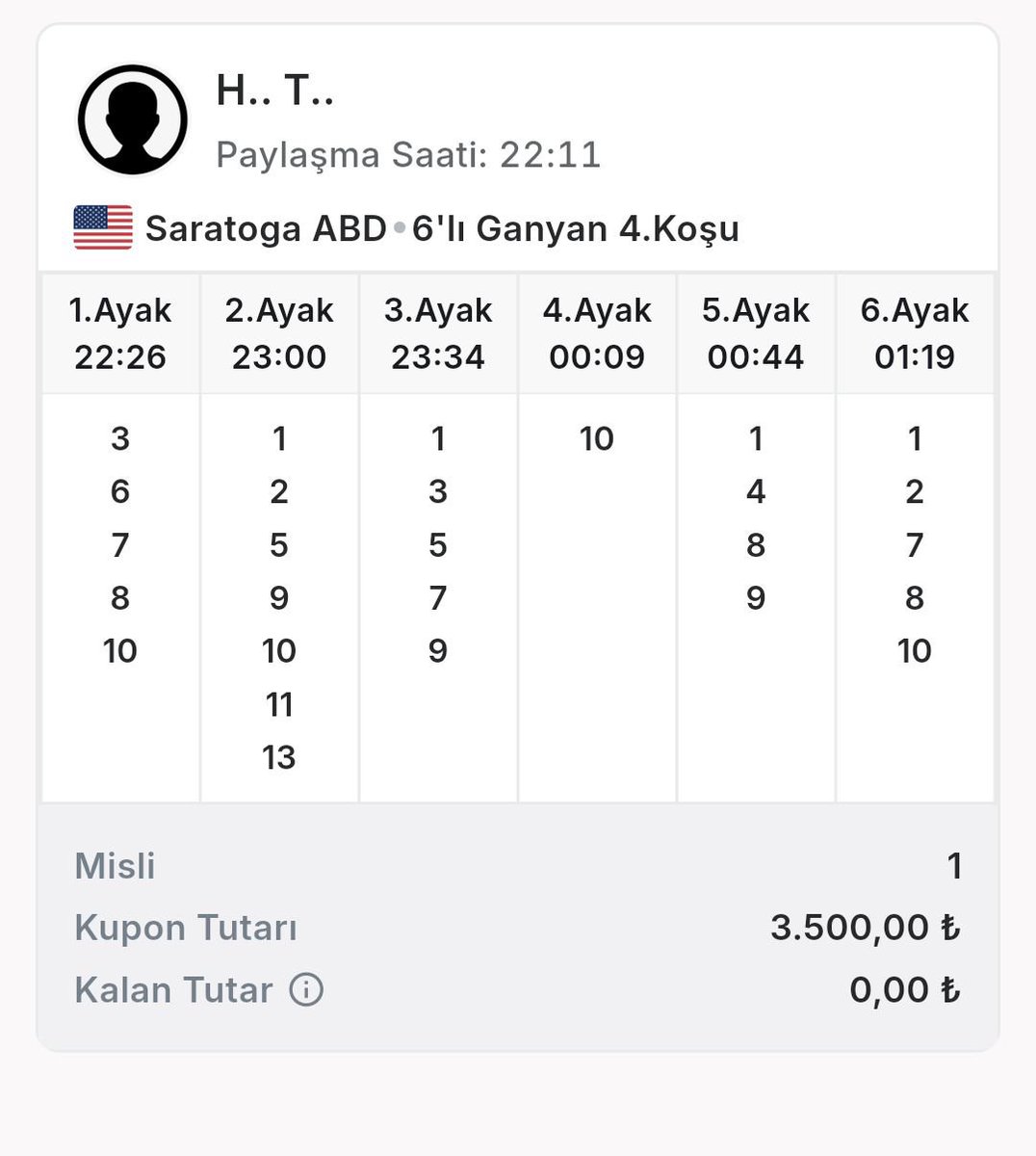 av_torro's tweet photo. #Saratoga 2 istediğimiz gibi olmasa da 16K ile tutmuştur.

Ortaklara hayırlı olsun 🙏 https://t.co/8jFLlNIboV