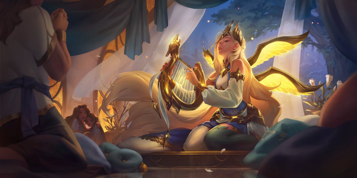 euanandinhaa's tweet photo. I love everything about this Seraphine skin and what it represents, especially her lore, because it's a good version of what a Coven Seraphine could be. https://t.co/EG4p6ZTgw7
