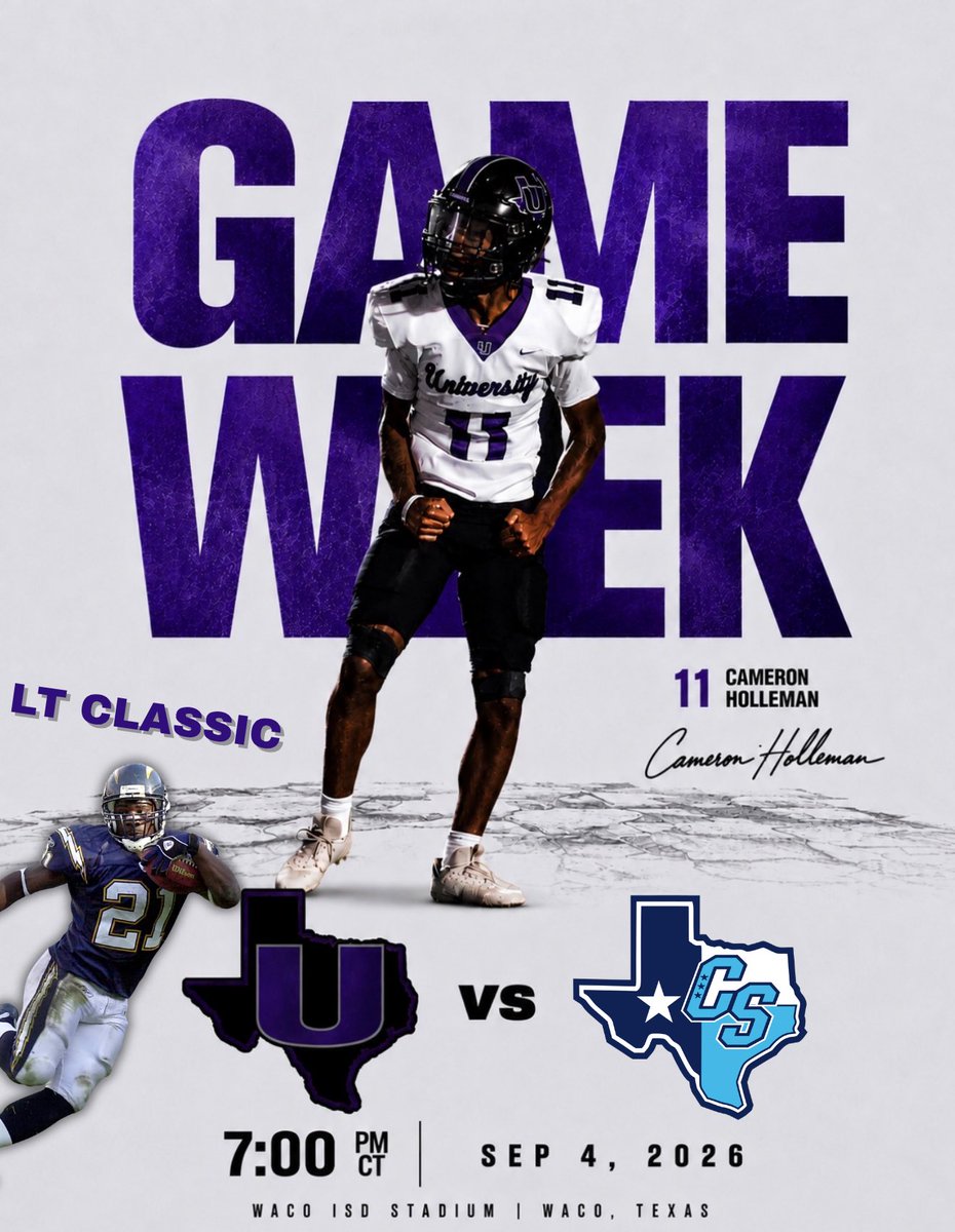 WacoUFootball's tweet photo. BACK IN THE SOUTH 🏠‼️

LT CLASSIC. GAME WEEK.

#ForTheSouth | #ItsAllAboutTheU 🙌‼️ https://t.co/zPRMB0McRv