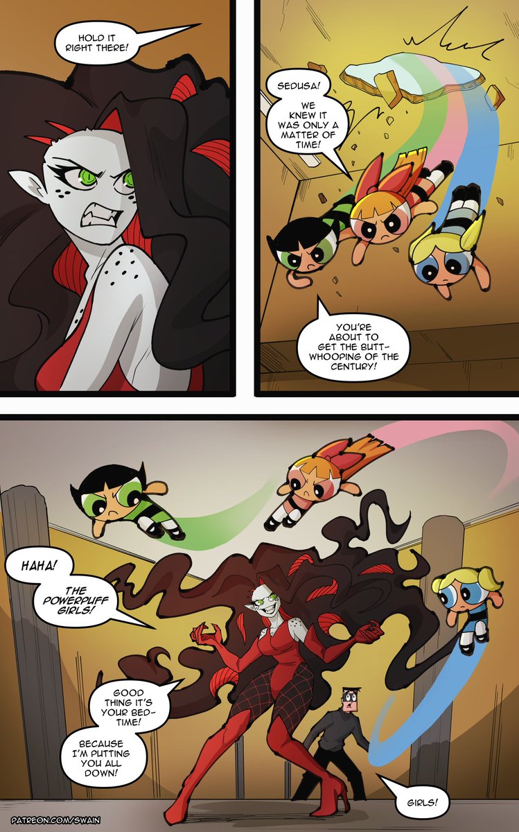 SwainArtFS's tweet photo. The Powerpuff Girls are Here! Part 28. #PowerpuffGirls
Read 7-8 pages ahead by becoming a Pat subscriber! Link in bio. https://t.co/jf8VQqUPMB
