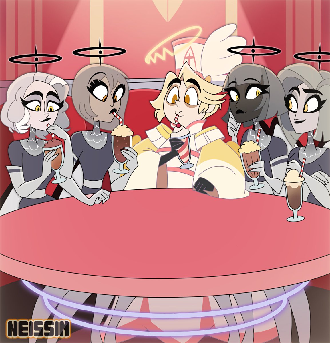 Neissim1's tweet photo. #HazbinHotel #HazbinHotelAbel #Exorcists https://t.co/vgqaJzQ42P