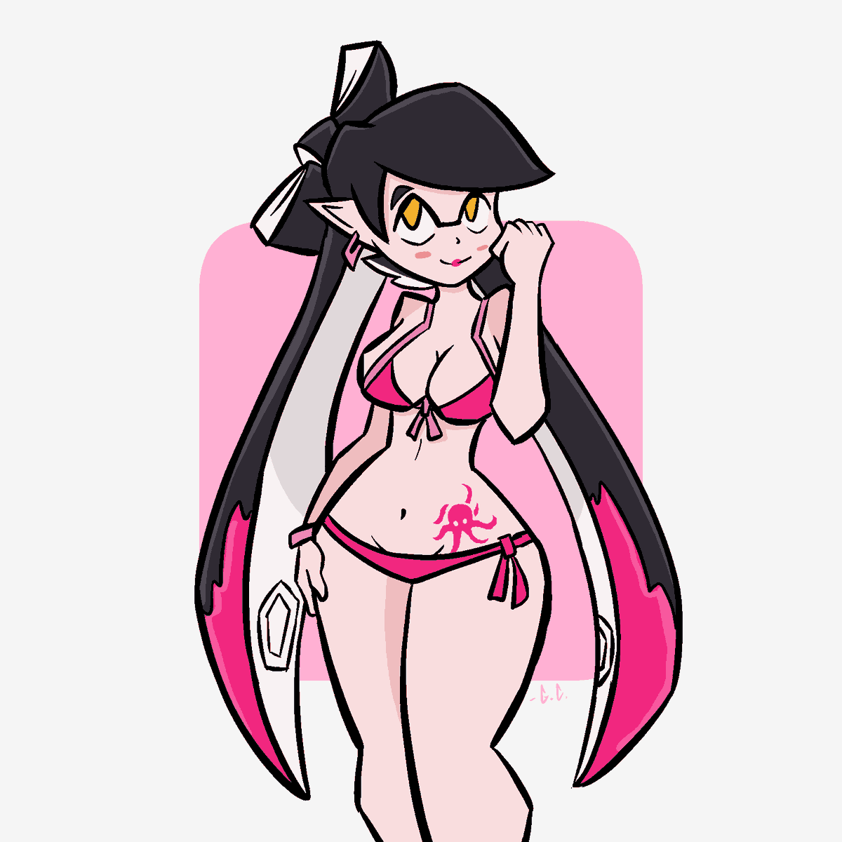 gabcdraws's tweet photo. (Splatoon) - Callie's new tattoo https://t.co/swv4tj6t0c