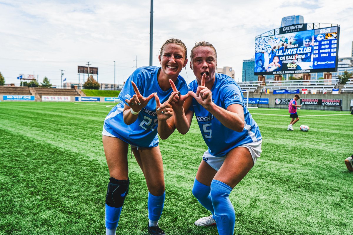 CreightonWSoc's tweet photo. Another home W 😤
#GoJays https://t.co/I1QriPvf1i