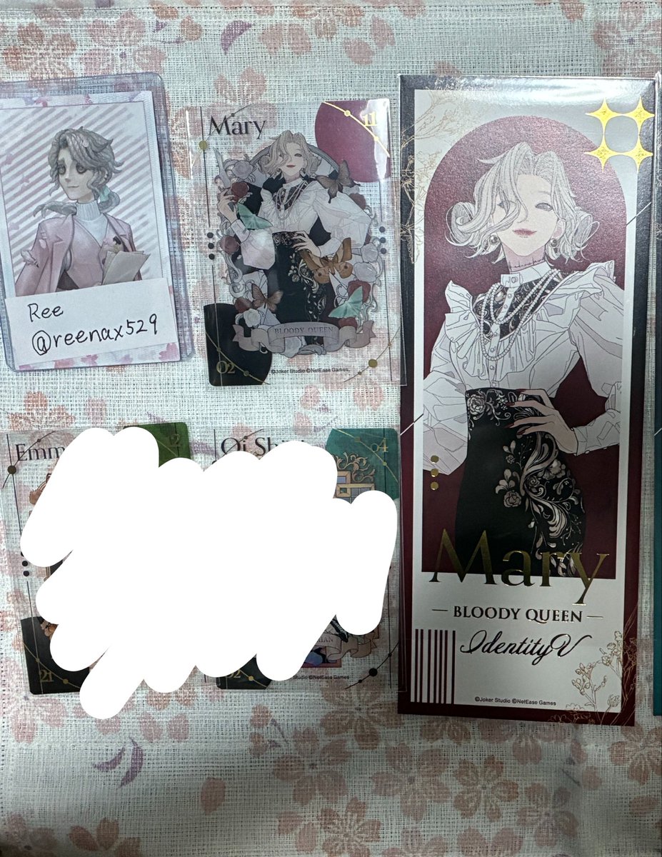 reenax529's tweet photo. 譲渡　交換　第五人格　〜標本蒐集室へようこそ〜
チケット風カード、クリアカード、特典ブロマイド

譲　血の女王、庭師

求　同異種　写真家、納棺師、作曲家
定価＋送料

よろしくお願いします🌸 https://t.co/Jb2JPBblB8