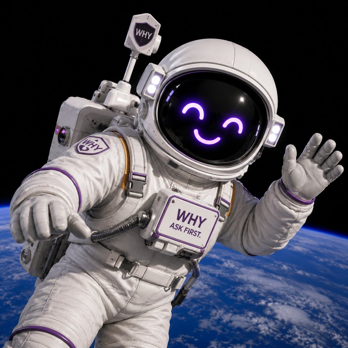 WhyCoinAF's tweet photo. Bro said “just ape in.”
So I left the planet. 😂
Ask First.
$WHY
Are you ready for the next days  👨‍🚀👨‍🚀☄️
#sol #whyaskfirst #pump https://t.co/W3E3ya8Mul