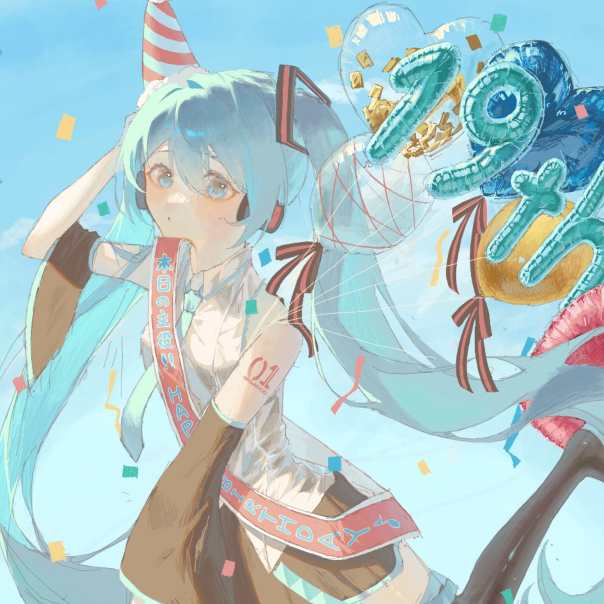 03zo_0chi's tweet photo. #初音ミク生誕祭2026 
ハッピーバースデーミク！！ https://t.co/ehVN0bZgxh