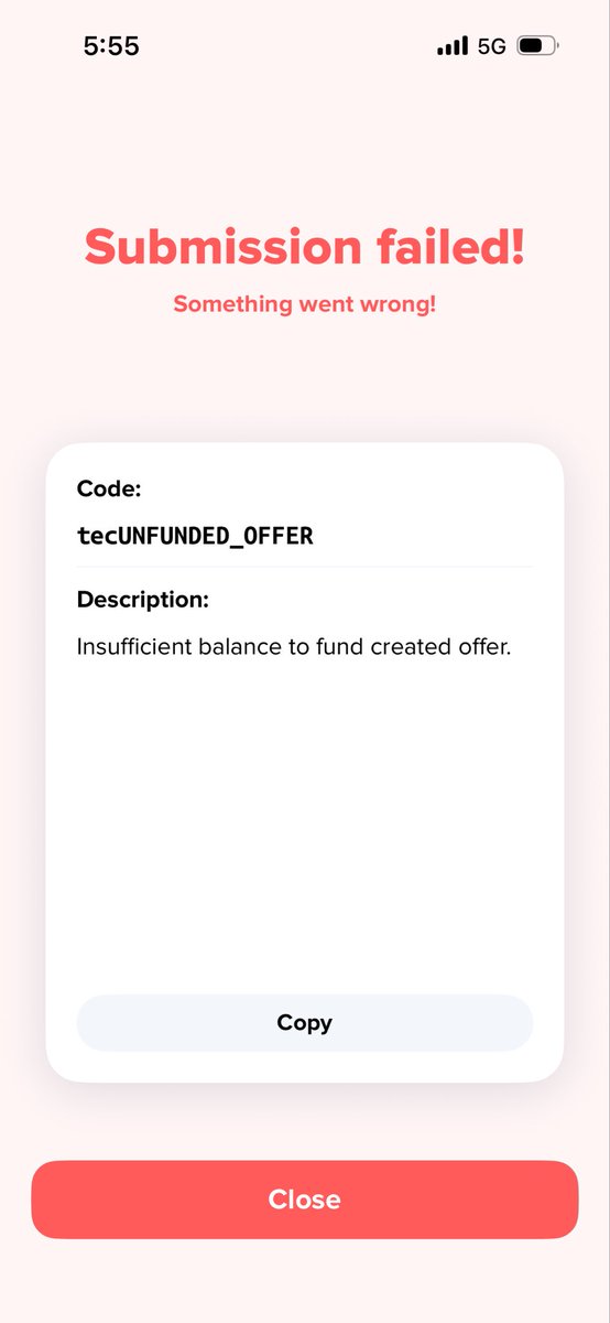 max21955845's tweet photo. @daniel_wwf @ra_surai Hey Daniel. Tried migrating my csc on Xaman wallet and getting error code https://t.co/3gc1eQOLnC