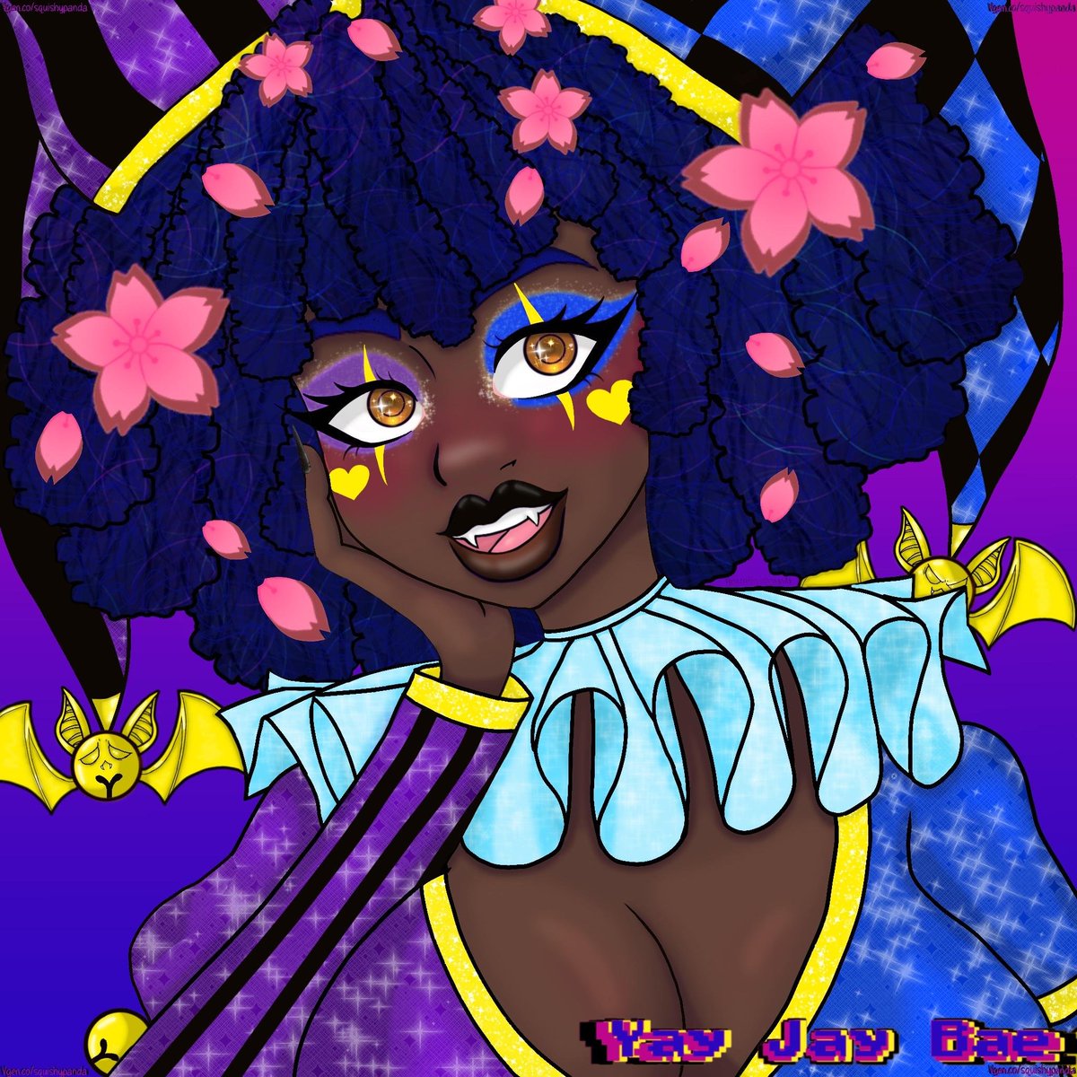 SquishyPandaArt's tweet photo. @nevmustdie Hi, here's my OC, some else's OC, &amp; fanart of a vtuber I recently made. All my work is half off right now https://t.co/fKL7dCrgpH 💕 https://t.co/nGcuzMe8p2