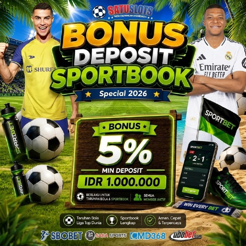 Prediksiparlya's tweet photo. BONUS DEPOSIT SPORTBOOK 5%

Nikmati keseruan taruhan bola dan sportsbook favoritmu dengan Bonus Deposit 5% (Minimal Deposit IDR 1.000.000).

Yuk, gabung sekarang dan rasakan sensasi kemenangan di setiap pertandingan! 🔥

🔗 https://t.co/R5Pmj9Eo1E 🔗 https://t.co/gYaI9JofHa