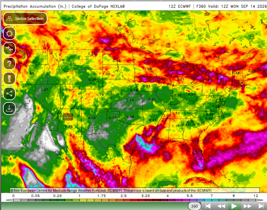 jpmccormick3's tweet photo. 00Z EURO & 00Z GFS run projected rainfall totals through Sept 14th #Corn #Soybeans #Wheat #AgWeather #AgWx #GrainMarkets #CornBelt https://t.co/LgwPCHMPOL