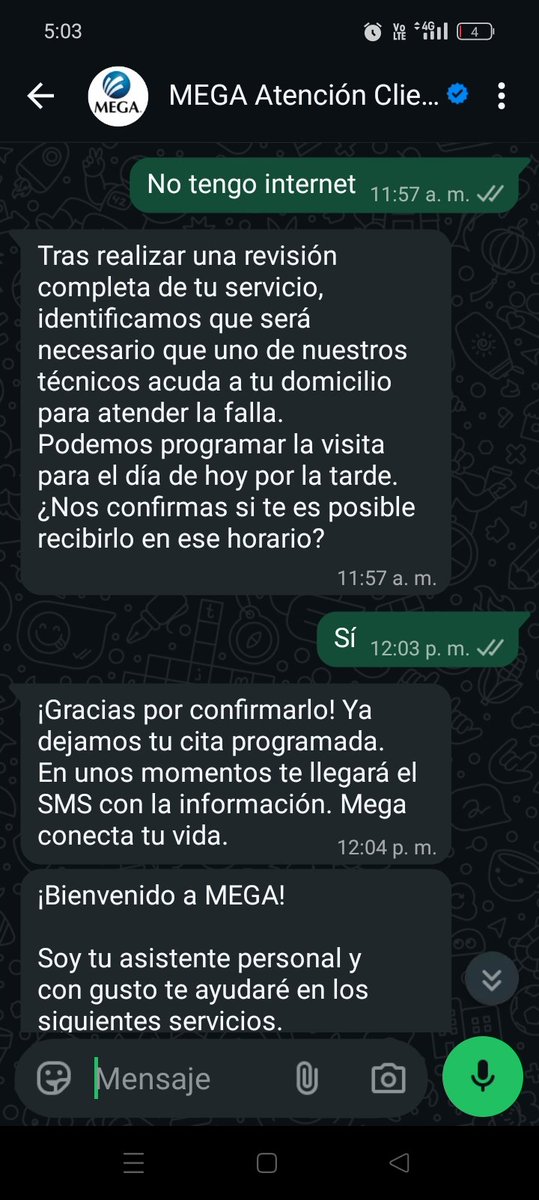 cordobagar's tweet photo. @Megacable Porque por mensaje directo si ya les dí mi celular y mi correo? Y fueron ustedes los que me dijeron que hoy enviarían  al técnico? https://t.co/LnVNxuqgON