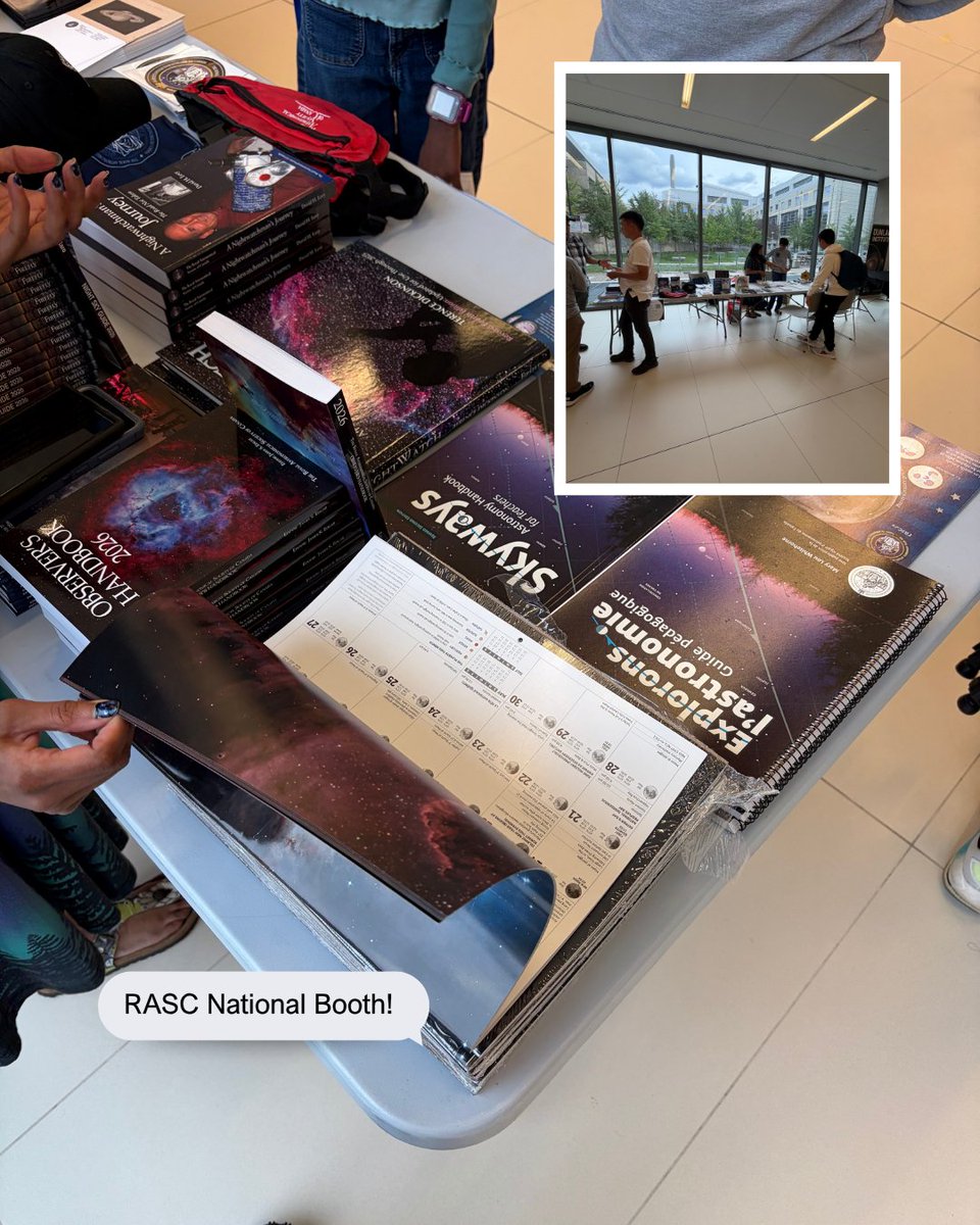 rasc's tweet photo. Thank you to everyone who volunteered at our booth at the Astro Fair 2026 and for those who came to say hello! Our Volunteers: Jim Shutsa, Andia Lian, Jackson Harris, Pranshu Majmunder, Izyan Khan, Rachelle Wang, Jaswinder Atwal, and Patricia Albo. https://t.co/deldAOqEoU