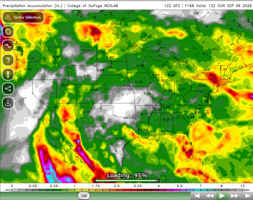jpmccormick3's tweet photo. 00Z EURO & 00Z GFS run projected rainfall totals through September 6th #Corn #Soybeans #Wheat #AgWeather #AgWx #GrainMarkets #CornBelt https://t.co/Emidqz6XXi