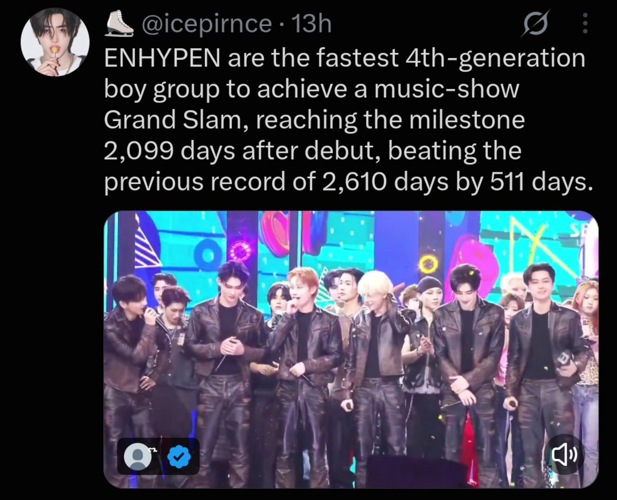 shjayine's tweet photo. tidur dalam keadaan "FASTEST 4th gen boy group to achieve mushow GRAND SLAM" yang mana itu sebenernya GRAND SLAM pertama, dan kita bangun dalam keadaan "#1 BILLBOARD 200"

MERINDINGGGGGGGGG https://t.co/TXjSPa2lJO