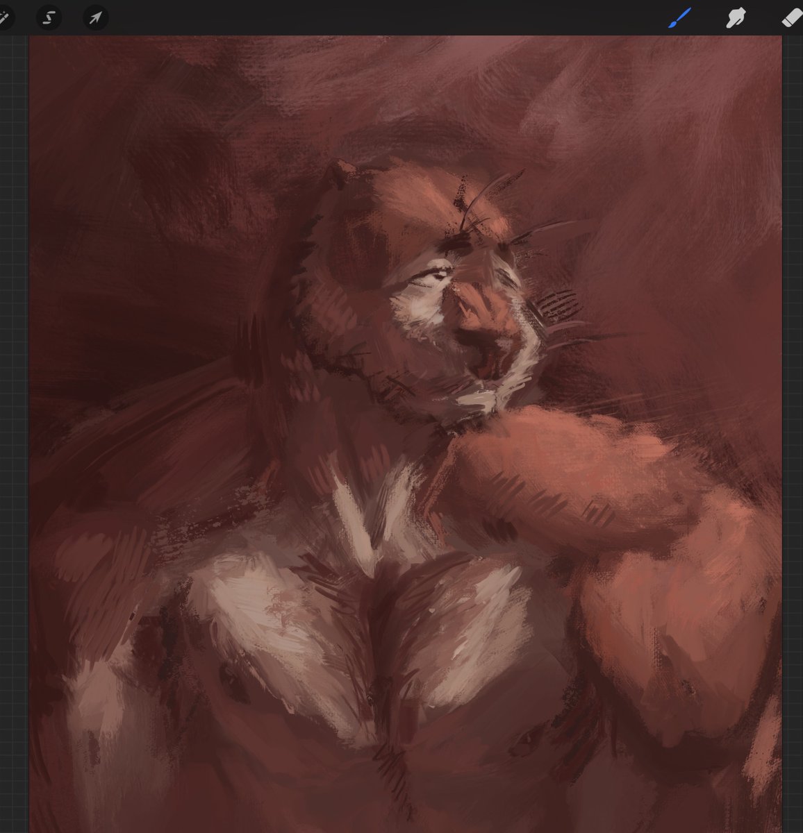 zigatothecato's tweet photo. oil painting style practice thingy..🐱 https://t.co/UxXgyBDFUp