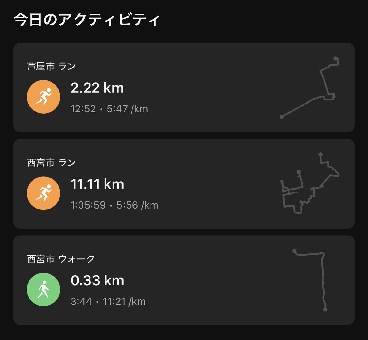 hiroC_Fun's tweet photo. 早朝🏃♂️➡️
8月も終わろうとしているのにまだ暑い朝。
熱中症警戒アラートも出てるし。
今日は
Run 11.11+2.22の13.33Km
Walk 0.33Km
#ランプラ
@Runontheplanets
#FmCoCoLo
#にしのみや武庫川ハーフマラソン2026
#神戸マラソン2026
#宝塚ハーフ
#大阪ハーフマラソン2027
#大阪マラソン2027 https://t.co/RiWTyx9YMO