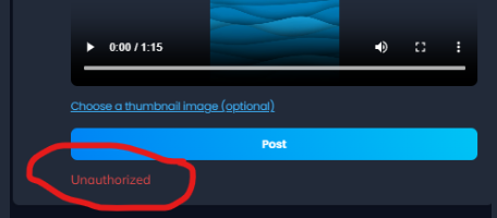 MerryJayneLIVE's tweet photo. I can't post a short on PickAx, like I can on X, Twitch, Rumble, YouTube... PickAx says I am "unauthorized" AFTER doing the post. Been like this for weeks. I've kept trying but now I've given up posting there. After my first complaint, it worked about a week &amp; stopped again. ☹️ https://t.co/78qanhSj2r