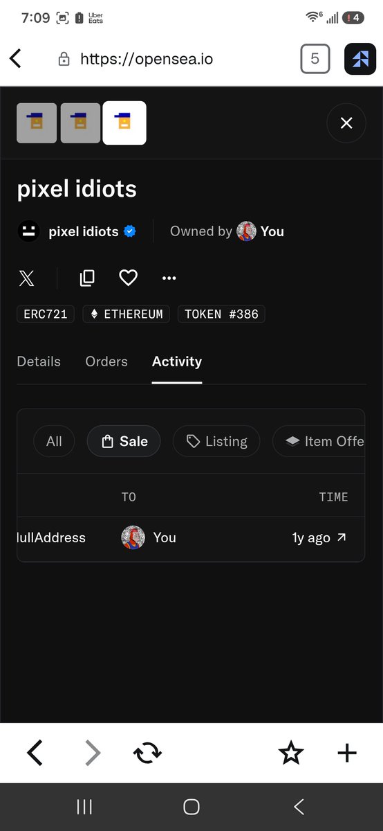 GainzMaxing's tweet photo. @RaminNasibov Anyway to get plugged for these 3 I minted a year ago on Ethereum during the dark days? https://t.co/Q4KpsIQqDQ