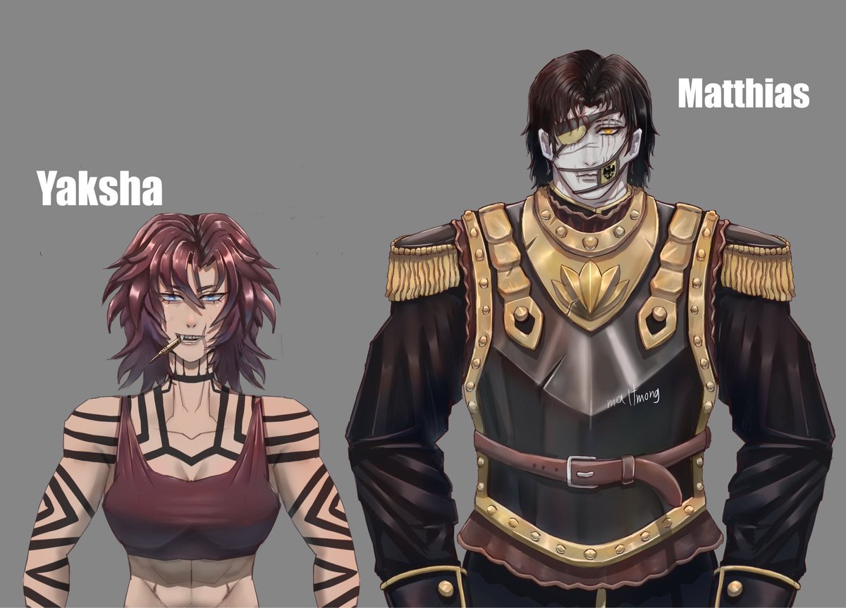 Malt_Mong's tweet photo. Yaksha and Matthias 💣
@grimteeth 

#oc #ocart #fanart https://t.co/TvtzAB8KYJ