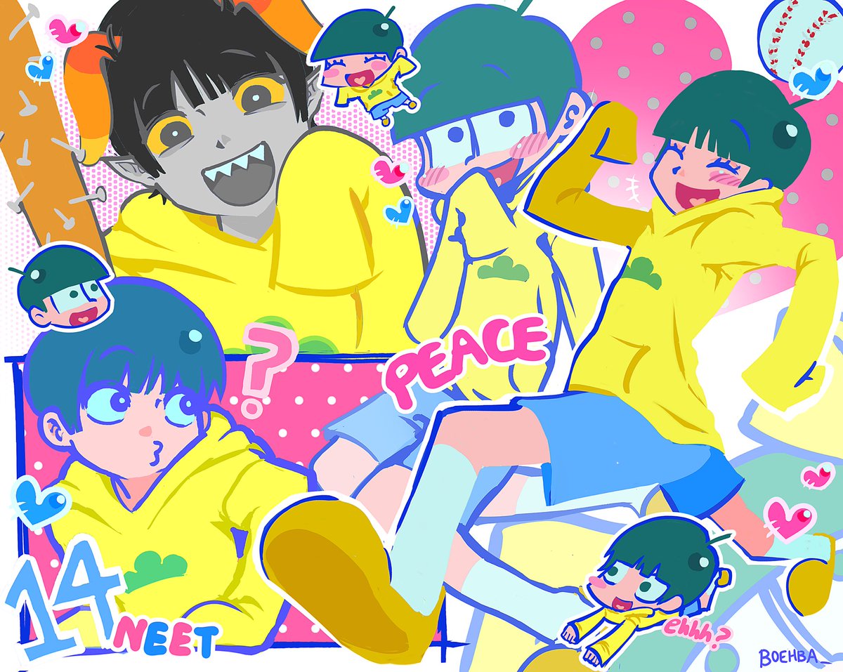 boehba_'s tweet photo. An assortment of Jyushimatsus https://t.co/SFHMbpfkCS