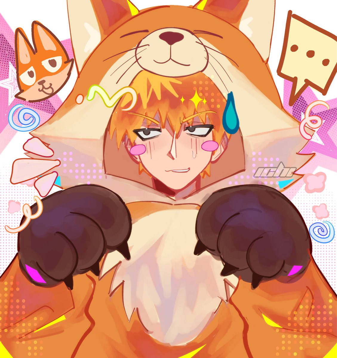 ichi_u0's tweet photo. Old drawing #reigen #mp100 https://t.co/6Ck9Qo8HG7