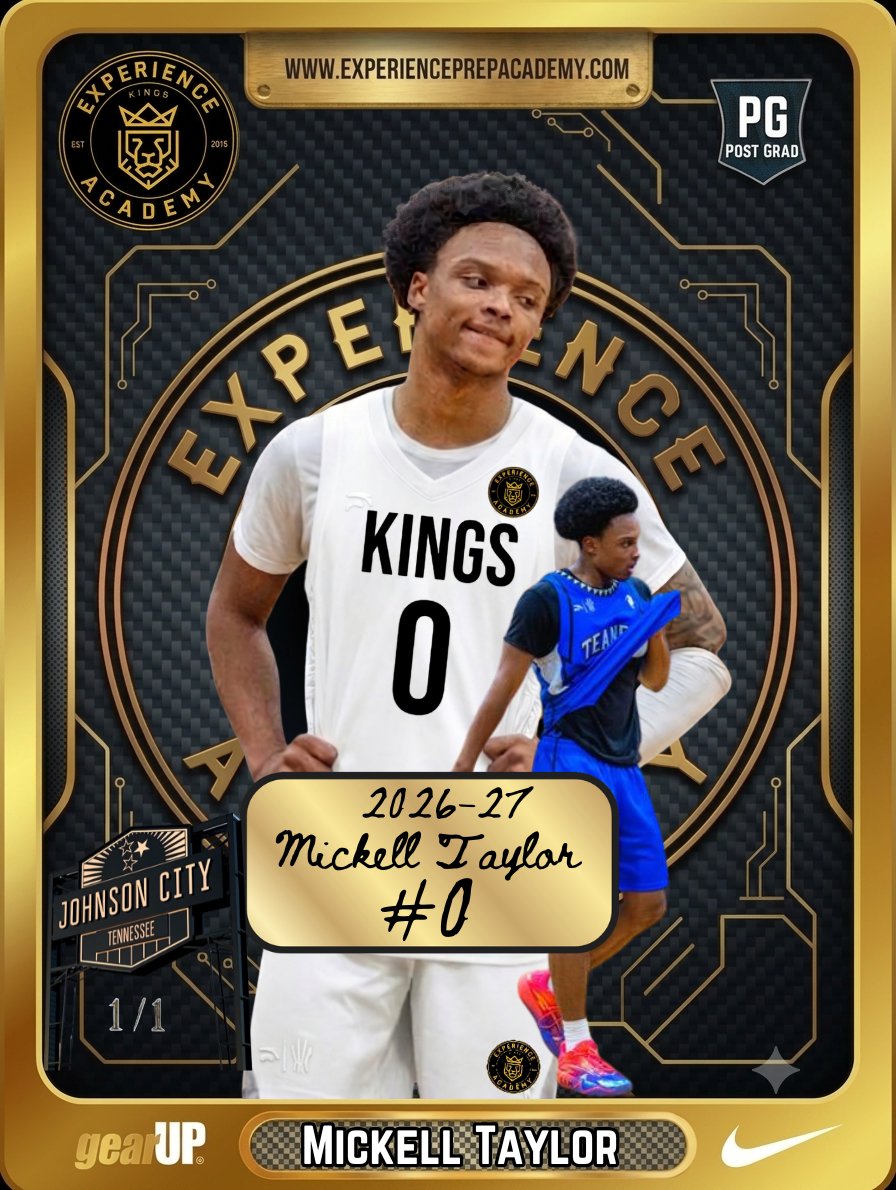 EPAbasketball's tweet photo. We are excited to announce Mickell Taylor Jr. @_juju2007 will be with us for the 2026-2027 Season. Mickell is a top guard from New Jersey, and was named All-State & All County. He finished his high school career with 1,799 points, and was named 1st League 3 years in a row. He is a point guard to keep your eyes 👀  on and is sure to impress.

@JUCOadvocate
@mosesk225
#KingsNation 
#ExperiencePrepAcademy