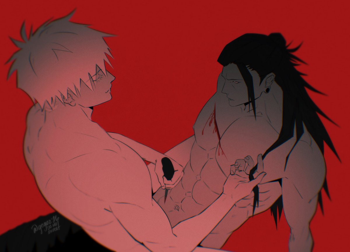 ocoochimaru's tweet photo. That scene from Fire &amp; Ash #GEGO #夏五 https://t.co/khs9v8OuJH
