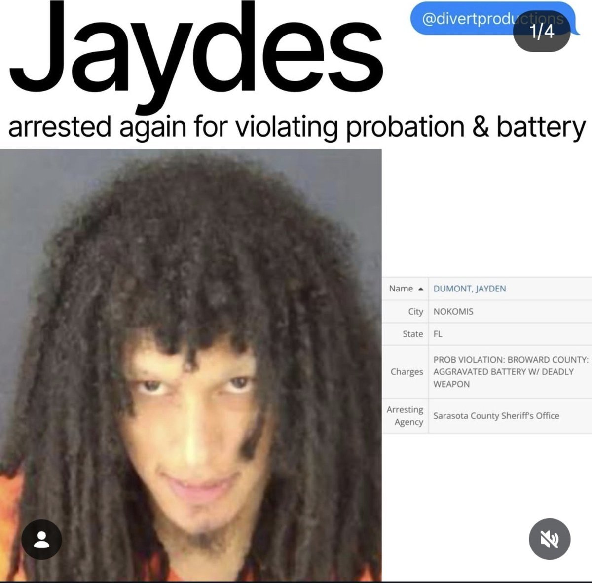 guapcryri's tweet photo. jaydesまた捕まってて草 https://t.co/TabjSDeM3h