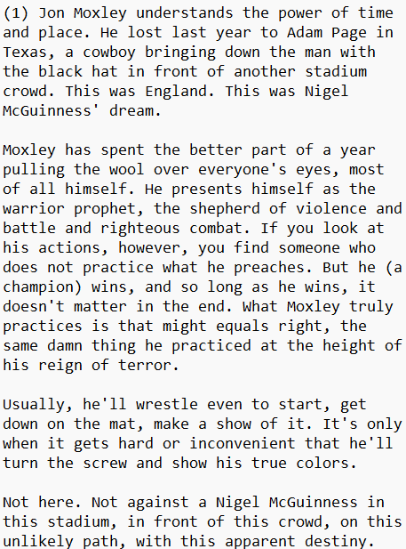 MattD_SC's tweet photo. On Jon Moxley vs Nigel McGuinness - All In 2026 https://t.co/7qb999UAUL