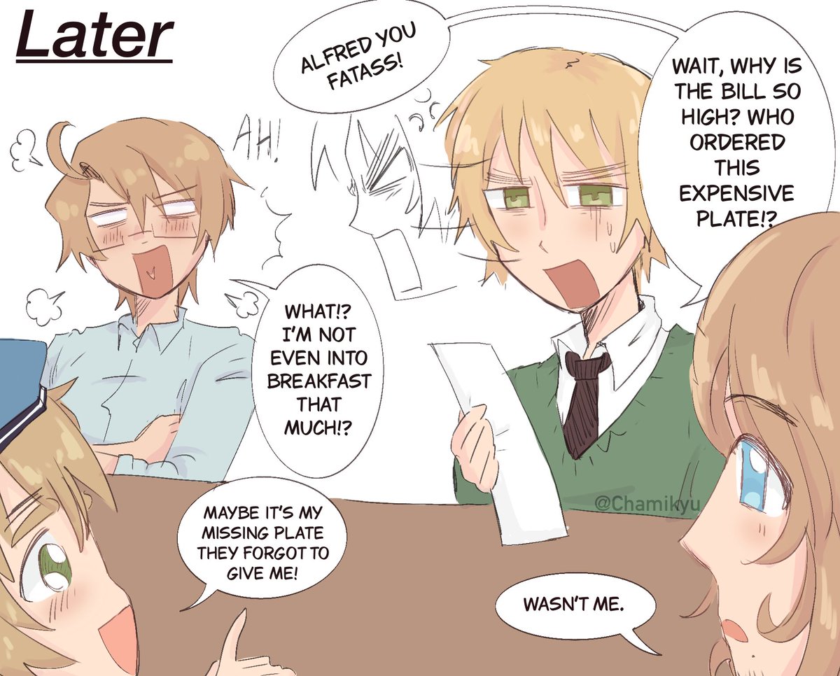 Chamikyu_'s tweet photo. 🇨🇦🥞❤️ Canada’s a little expensive ^^; (1/2)
#hetalia #aph #hws #hetaliacanada #hetaliafanart https://t.co/l7YxOSg11n