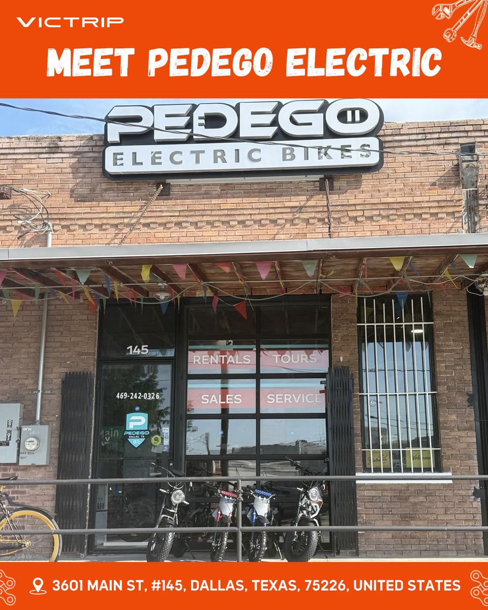 smithmark7437's tweet photo. VICTRIP’s dealer network is growing! Welcome Pedego Electric Bikes Dallas in Texas. Visit the store for test rides, product advice, and local service support. Experience the VICTRIP ride firsthand. https://t.co/bfZVK9PY6D