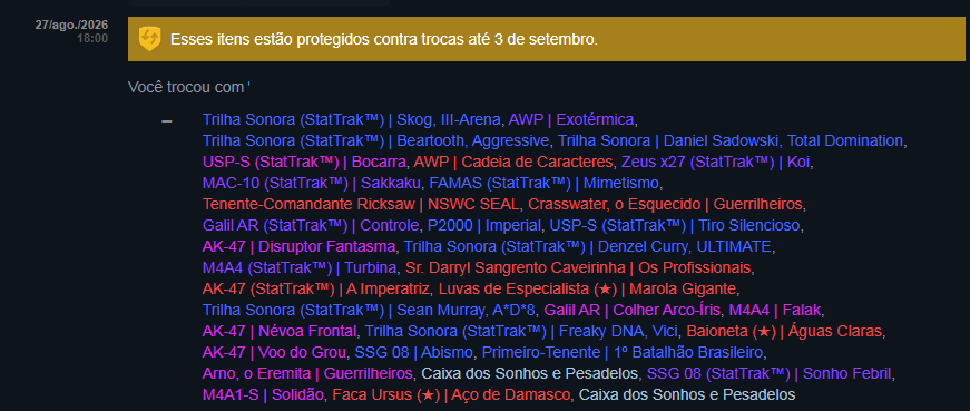 brunohdmacedo's tweet photo. Trade do meu inventario completo com a melhor segurança, confiança é claro que é na @Neshastore, dinheiro em conta via PIX, de maneira rápida e fácil. https://t.co/8G87xBQ5zw