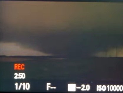 lucaschaser's tweet photo. Massive wedge tornado intercepted by my storm-chaser friends @claros_rafael @gabriel_zapa right now in Campo Erê, Santa Catarina, Brazil. https://t.co/5GeYhwB96A