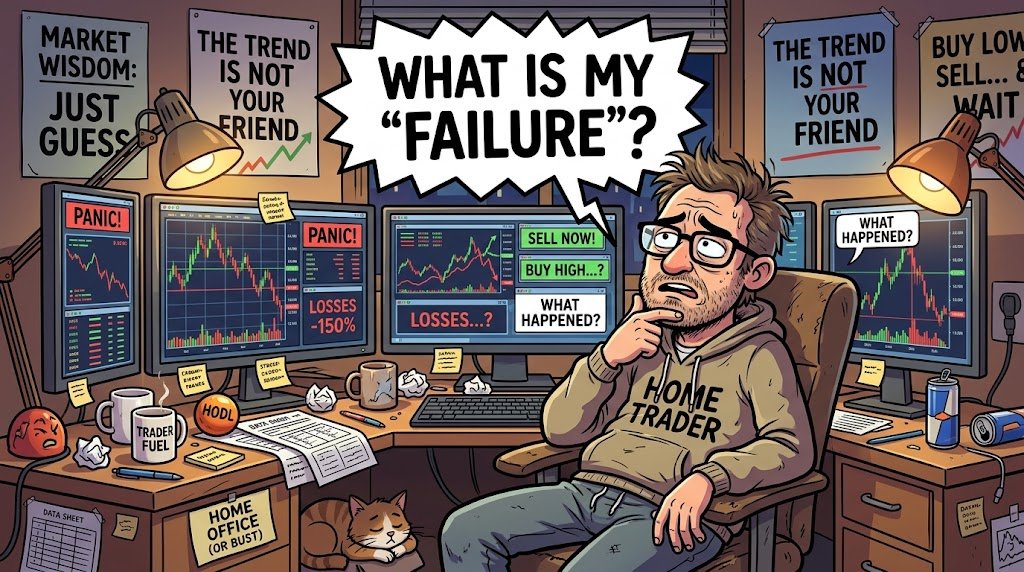 samuraipips358's tweet photo. In the world of trading, winning is not always good and losing is not always bad.

Many traders misunderstand the phrase "learn from failure" as "learn from your losses."
As long as you think "loss = failure," you will never achieve consistency.

The time to learn from results and the time to accept every result are completely different phases.
Are you currently at the stage of building a die that favors you, or at the stage of rolling the die you built? If you do not know that, you cannot even define "failure," and you will keep making the wrong improvements.

If you are trading a strategy with an edge in live trading, that edge must already be backed by preparation and trusted, and if you trust it, your failure is "deviating from your rules," not losing.

Turn emotional gambling into a job where all you do is "wait and click."
A step-by-step process for turning your strategy into a repeatable system with an edge👇
https://t.co/wcFPtANHhy

Newsletter👇
https://t.co/nbu7ATvgoo

Thank you for reading.