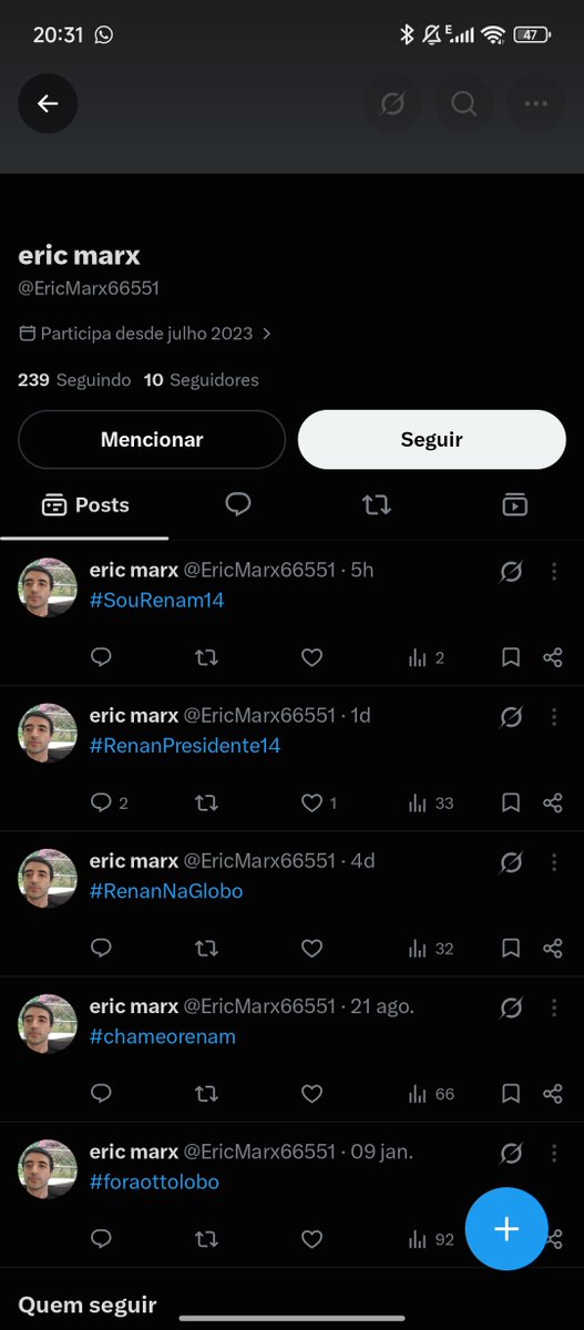 miqoww's tweet photo. @millerafa @EricMarx66551 Maluco quer falar de bot, e esses são os posts dele https://t.co/3zYhpFE95y