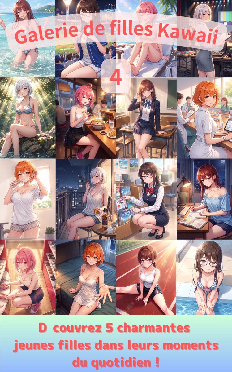 teruru4040's tweet photo. 【French Edition】
Trouvez votre "fille oshi" avec ce livre☆ Une collection de 60 illustrations de filles « kawaii » !
Télécharger ici ↓
https://t.co/3G0sHfJgJH
#ArtIA #FilleAnime #Kawaii #FemmeAuTravail #Lycée https://t.co/JYKrPV7Pct