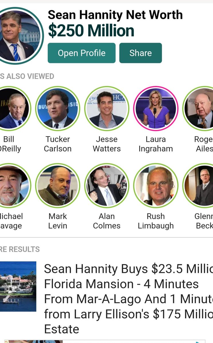 MacauleyJim's tweet photo. @seanhannity 90% of your 20M audience earns <225K/yr. You're worth 250M. They're not. Congress has power to tax "Any Income Any Source". So we want a "Unanimous Vote" to tax The10%, 40% of Gross Income (15% Entitlement; 25% Ops) so The 90% as agreed 1913, is again Tax Exempt. OK? https://t.co/ZJOzPi3AYl