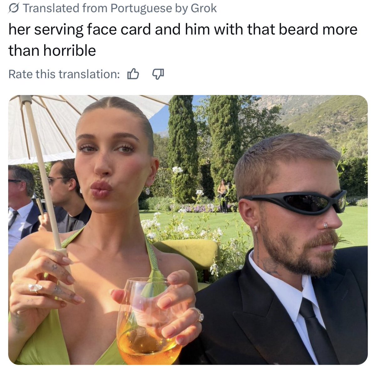 hadidolls's tweet photo. woke opinion: i hate how hailey and jailey fans will always find a way to put justin down for his looks when he’s GORGEOUS just to praise hailey. so backhanded. https://t.co/dlBCBLXCAd